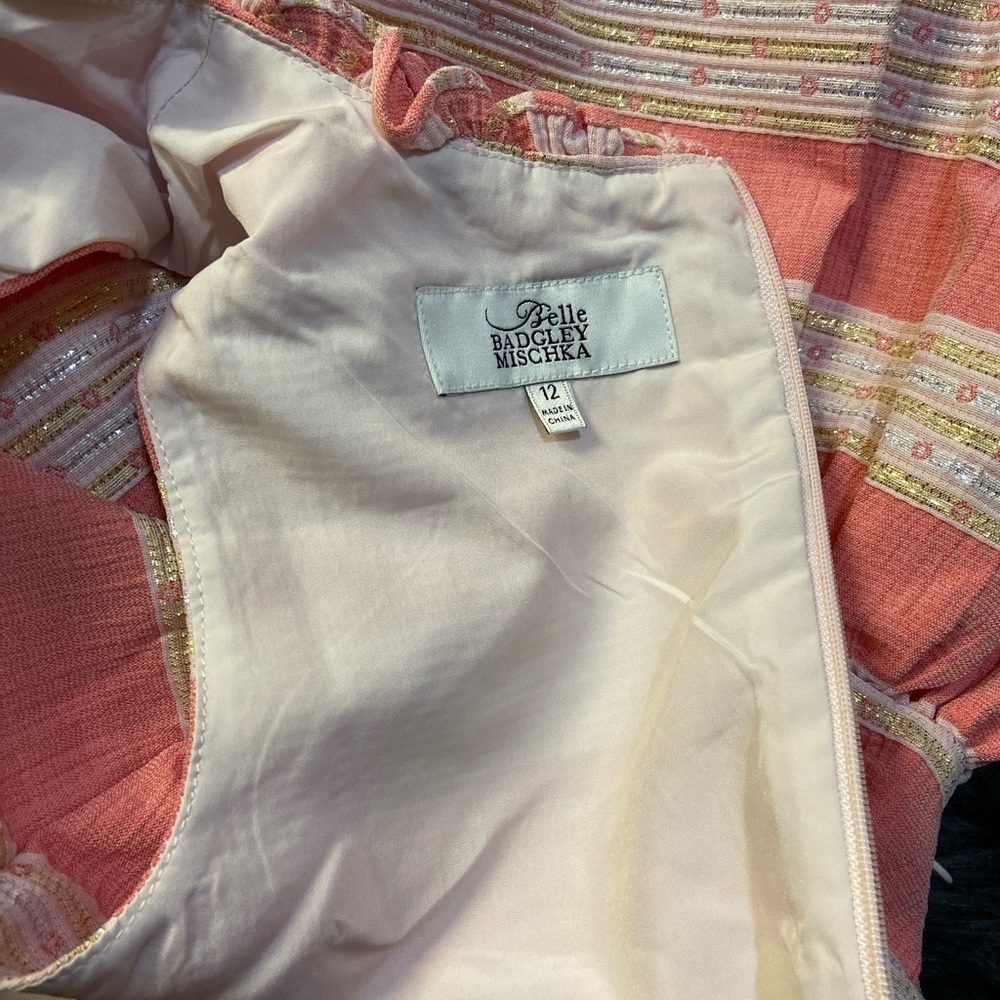 BADGLEY mischka belle pink girls dress - Picture 8 of 12